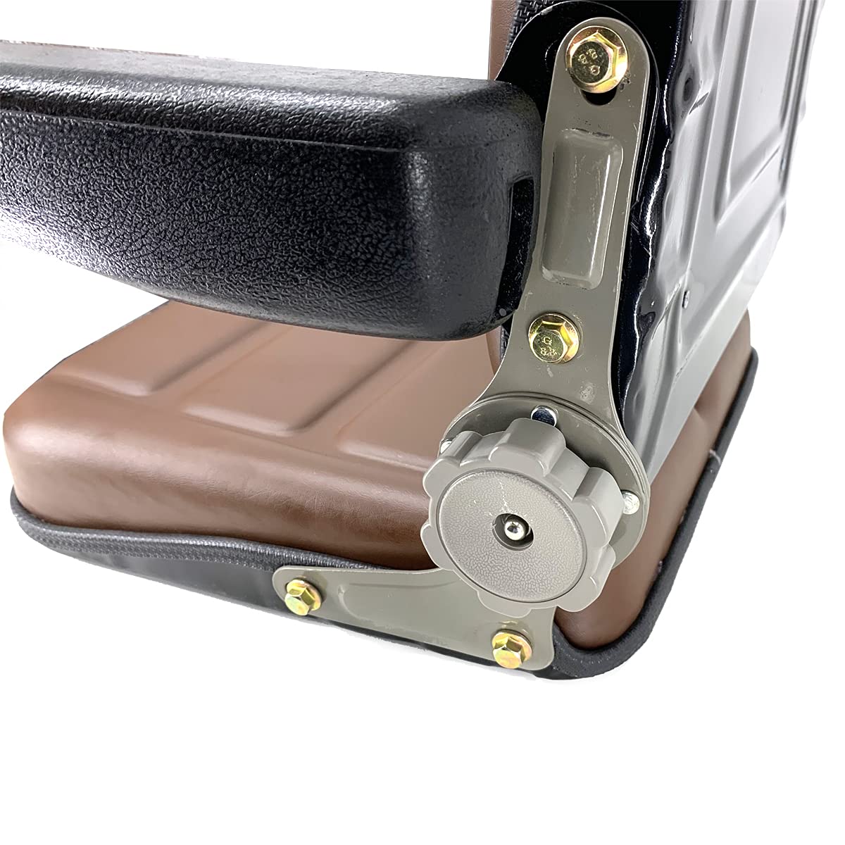 Heavy Duty Waterproof PVC Tractor Seat Backrest & Armrest - 15.4