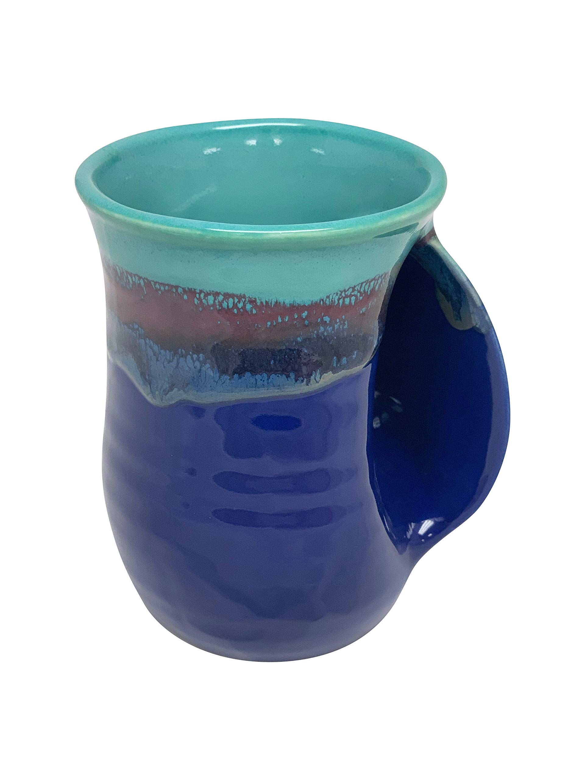 Right Hand Mystic Waters Handwarmer Mug - Insulated Coffee Cup for Winter, Camping & Office Use