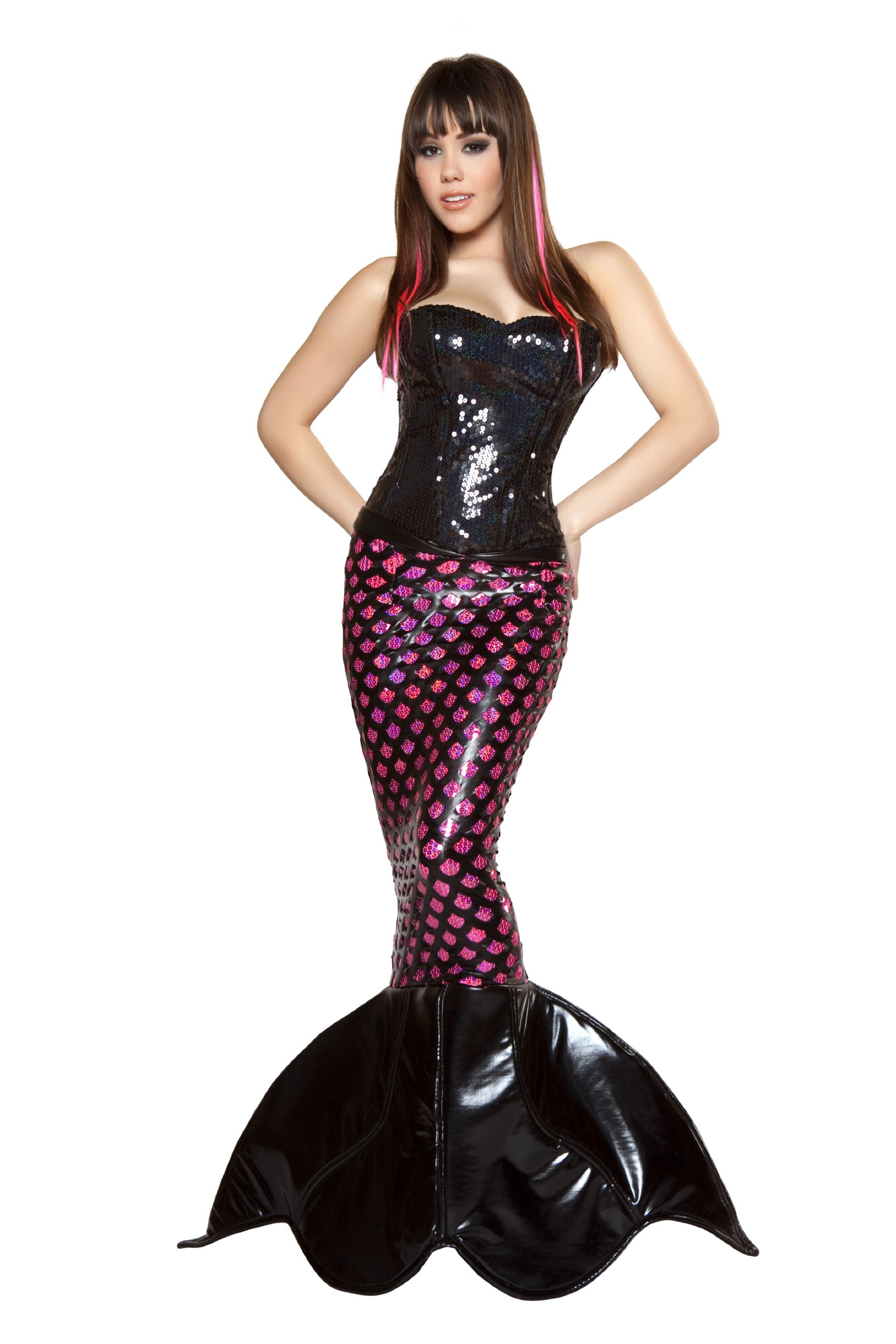Sexy 2-Piece Mermaid Costume for Women - Elegant Siren Halloween & Cosplay Outfit - Perfect for Parties, Performances & Themed Events