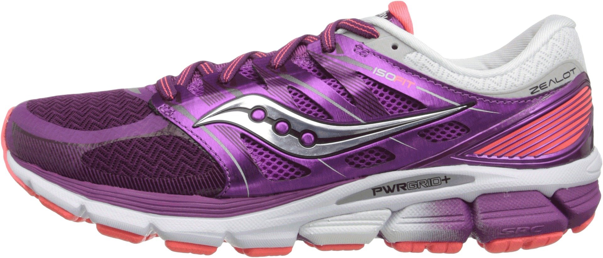 Saucony Women's Zealot ISO Running Shoes - Lightweight Cushioned Sneakers for Road Running, Jogging & Gym Workouts | Perfect for Marathon Training & Daily Fitness
