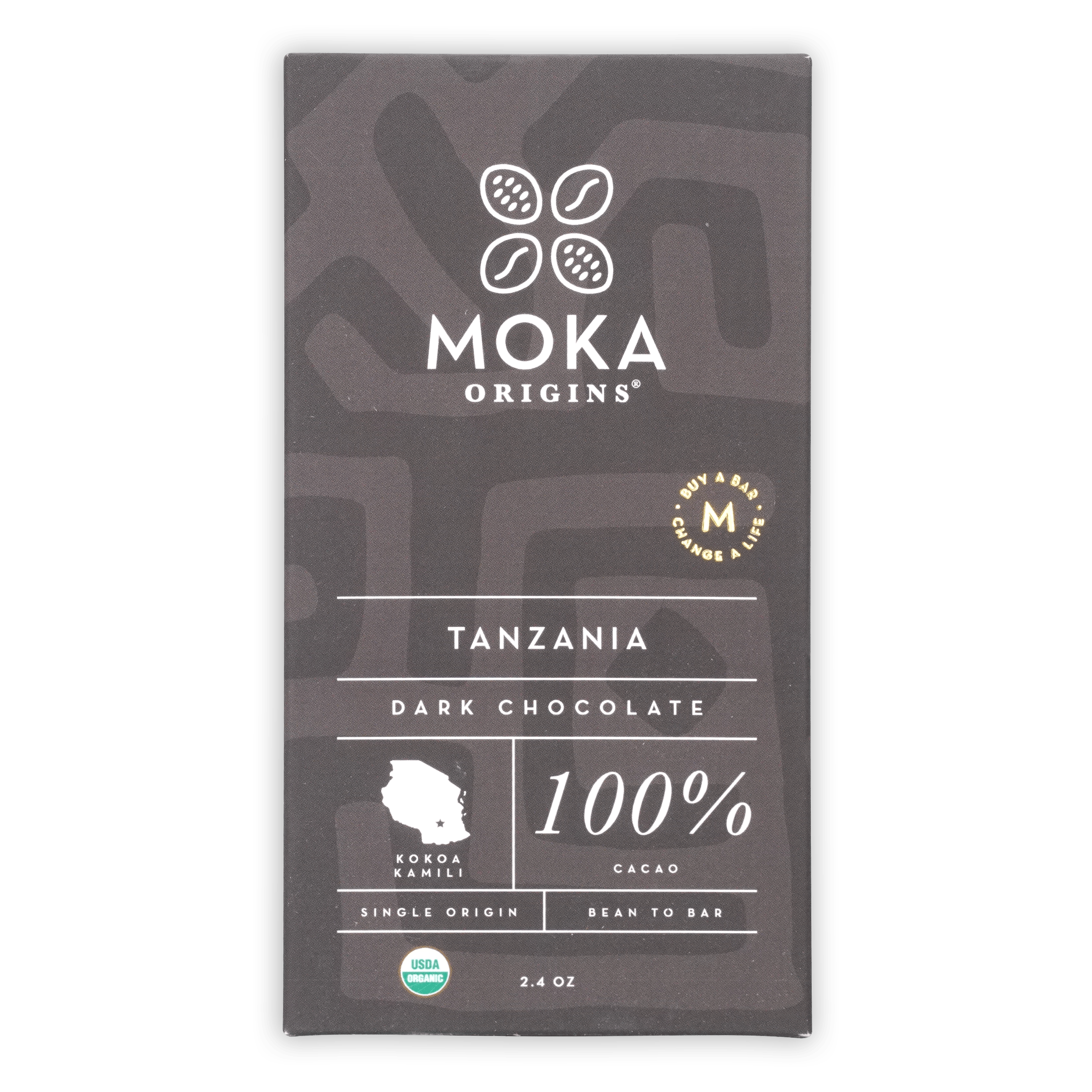 100% Pure Moka Dark Tanzania Coffee Beans - Premium Arabica for Rich Espresso & French Press Brewing - Perfect for Home Baristas & Coffee Lovers