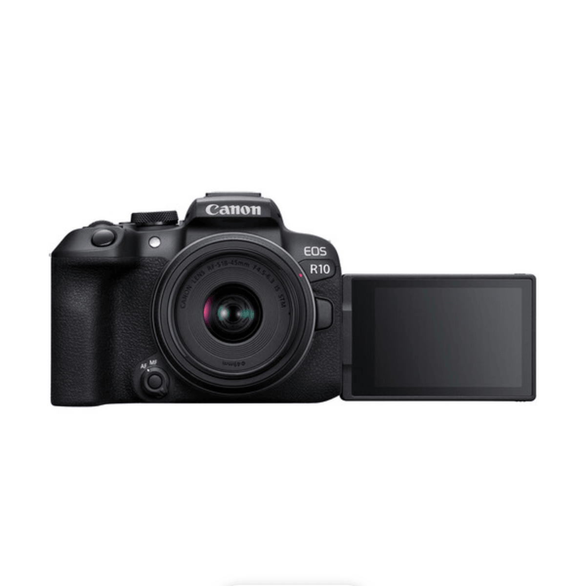 Canon EOS R10 Mirrorless Digital Camera with 18-45mm f/4.5-6.3 IS STM Lens Kit - 4K Video, Fast AF, Lightweight Body for Travel, Vlogging & Photography
