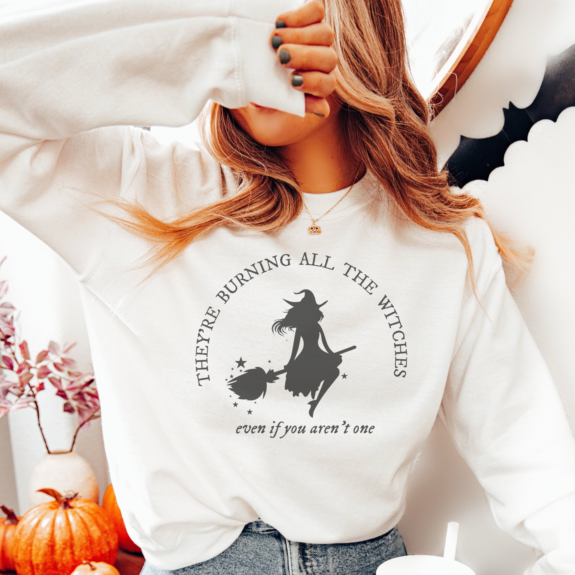 Taylor Swift Reputation Era Halloween Crewneck Sweatshirt - Swiftie Merch for Halloween Parties & Concerts