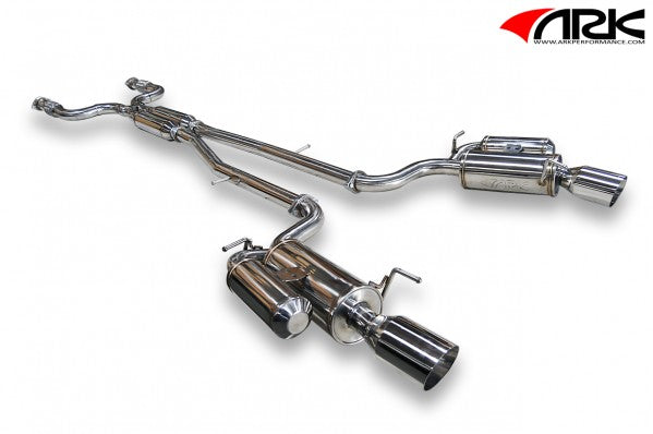 2007-2013 Infiniti G35 G37 Sedan Performance Exhaust System with Polished Tips - Upgrade Your Ride for Better Sound & Power - Perfect for Street Racing & Car Enthusiasts