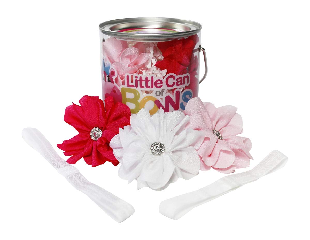 Little Can of Bows - Patricia Collection Baby Girls Hair Accessories Set | Hairbands & Hair Bows for Toddlers & Infants | Perfect for Birthday Parties, Photo Shoots & Daily Outfits