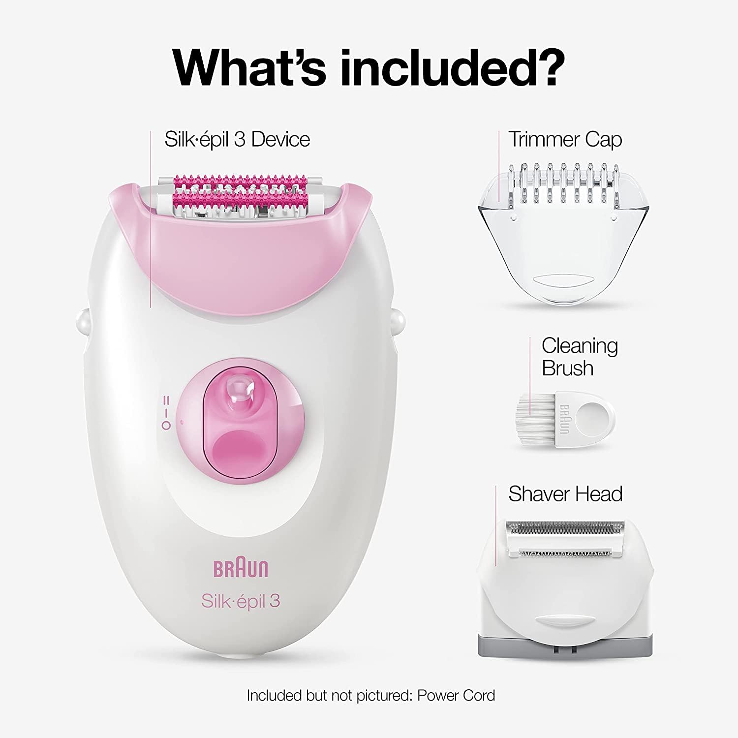 Braun Silk Epil 9 Electric Hair Removal for Women - Painless Epilator & Shaver with 40 Tweezers, Wet & Dry Use - Perfect for Legs, Underarms, Bikini Line & Full Body Hair Removal at Home or Travel