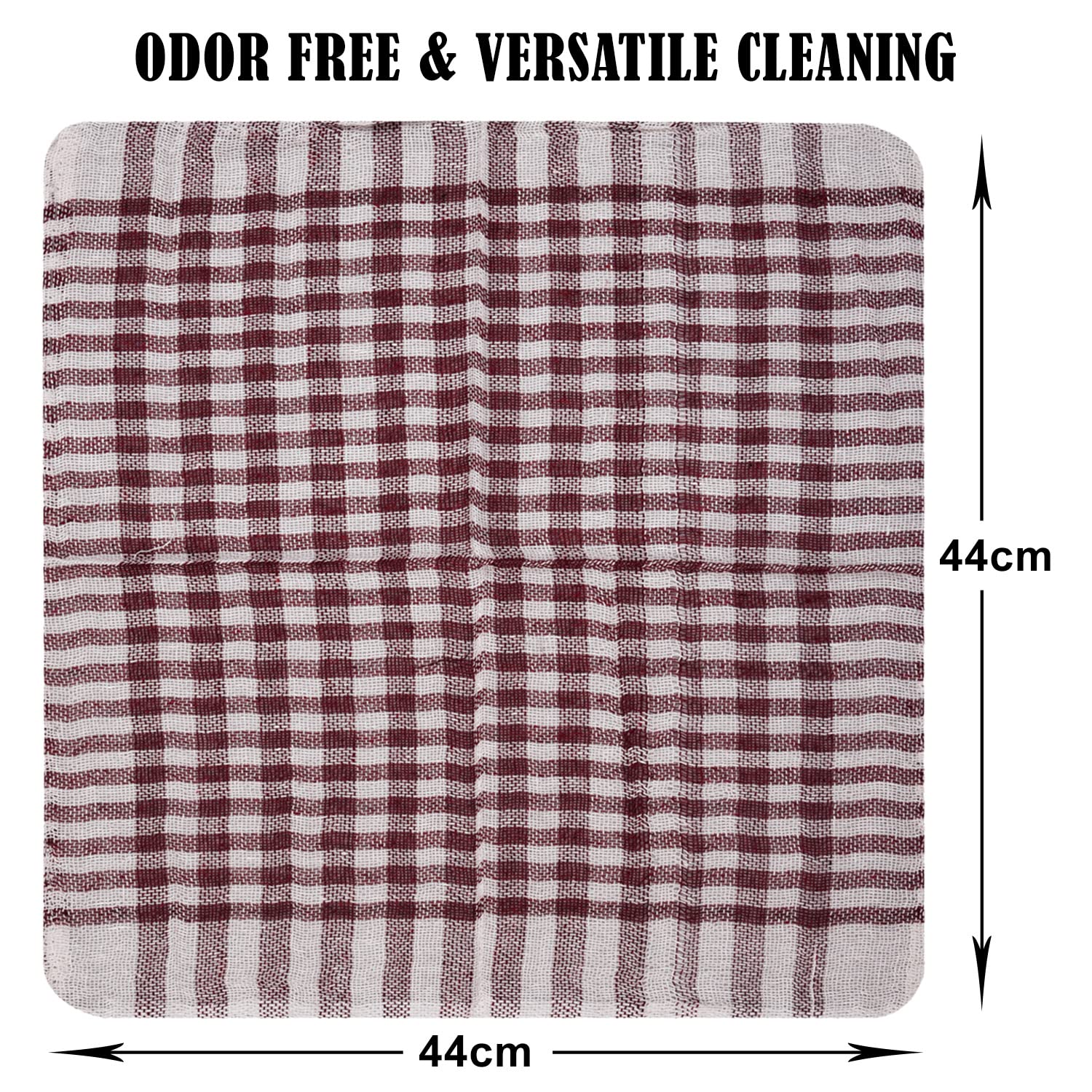 Premium Heart-Shaped Home Duster Set of 6 | 300 GSM Cotton Kitchen Cleaning Cloths for Wet & Dry Cleaning | Multi-Purpose Dusting Napkins for Kitchen, Car, Desk, Fan | Maroon Color | Perfect for Daily Cleaning, Car Detailing & Household Dusting