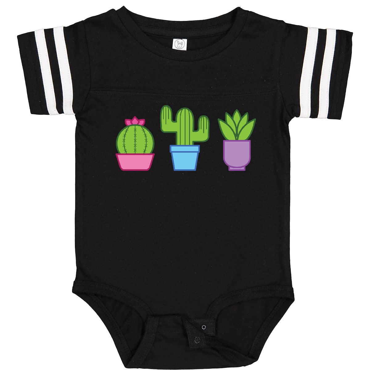 Inktastic Cute Cactus & Plants Baby Bodysuit - Soft Cotton Onesie for Newborns & Infants - Perfect for Playdates, Photos & Everyday Wear