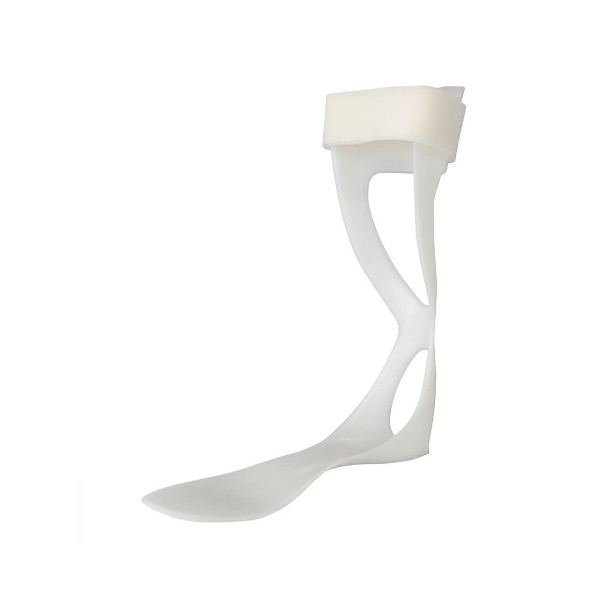 Brace Direct Leaf Spring Semi-Rigid AFO Support Brace for Foot Drop - Moldable & Trimmable Orthotic Footplate - Left Foot Men's Size - Ideal for Daily Walking, Post-Stroke Recovery & Mobility Support