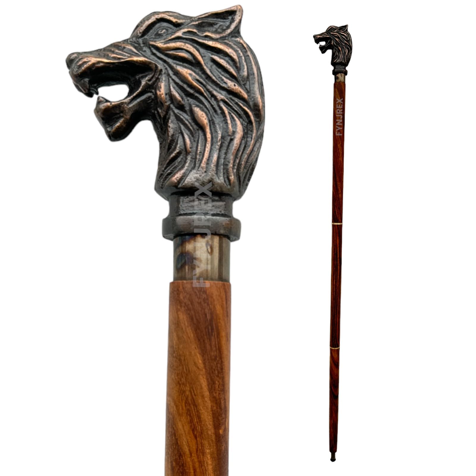 Premium Adjustable Folding Walking Cane for Men & Women - Lightweight Copper Handle, Non-Slip Rubber Tip - Ideal for Hiking, Travel & Elderly Support (Fashionable Winter Design)