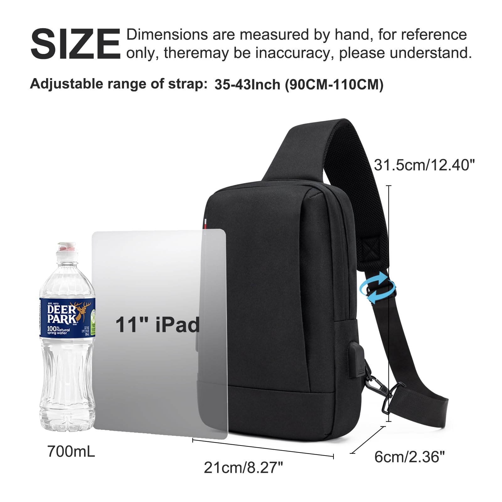 Stylish Messenger Sling Bag for Men & Women - Durable Crossbody Shoulder Bag for Travel, Work & Daily Use | Perfect for Commuting, Business & Outdoor Activities