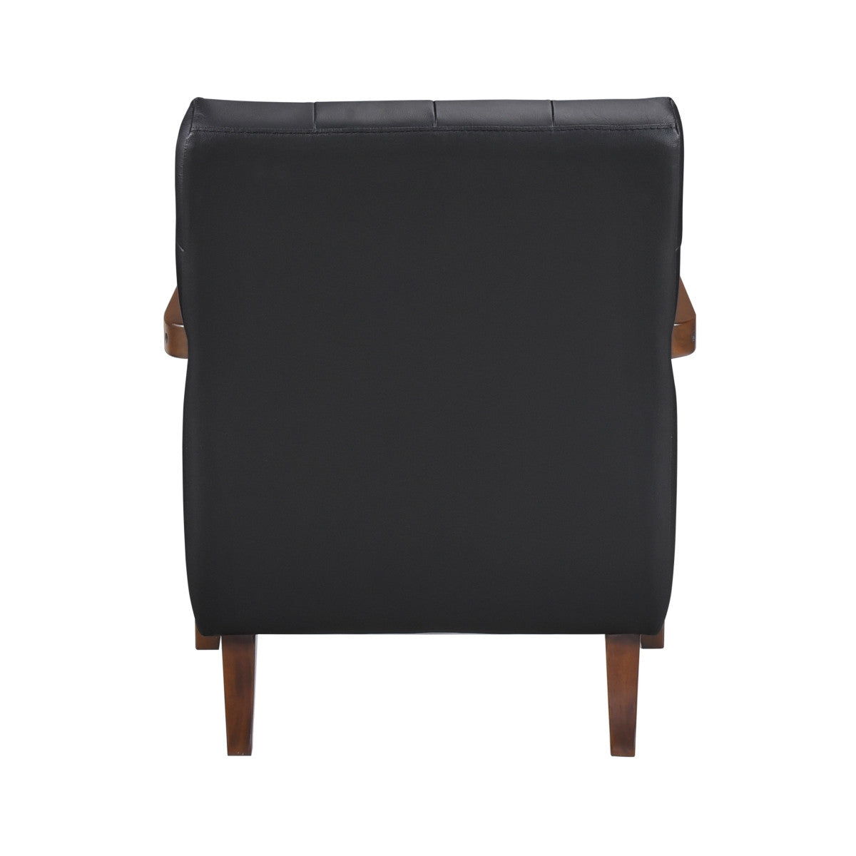 Archam Accent Chair - Modern Black Lounge Chair for Living Room, Bedroom & Office - Comfortable Upholstered Armchair with Sturdy Metal Legs