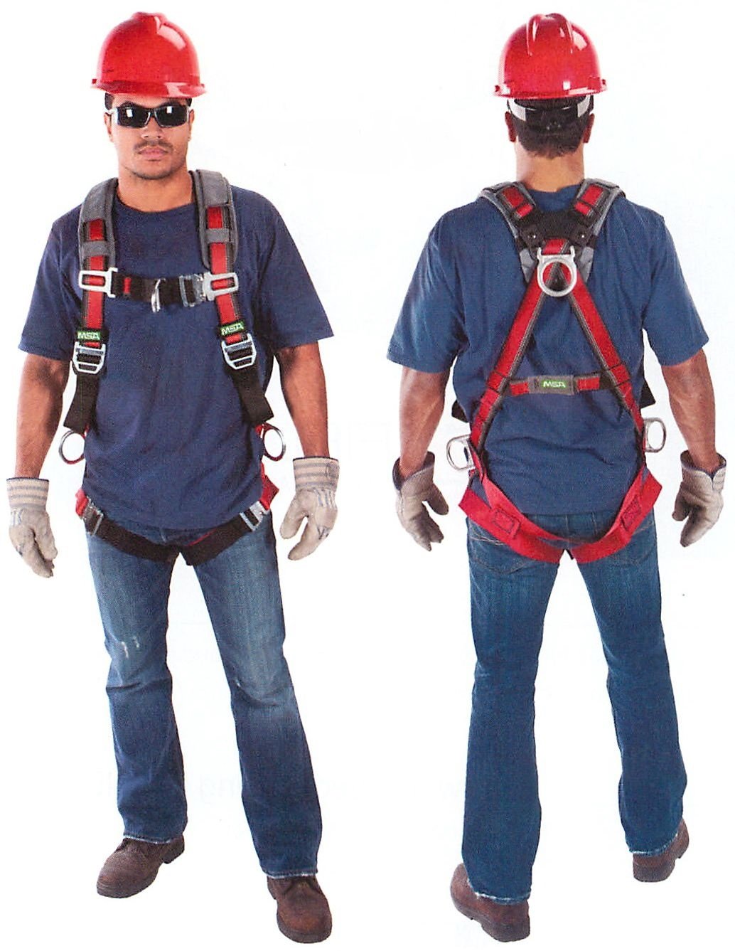 MSA 10105889 Harness EVO STOCKAEVOC11123120000 1/EA - Premium Safety Harness for Construction & Roofing Work | OSHA Compliant Fall Protection Gear for Professionals