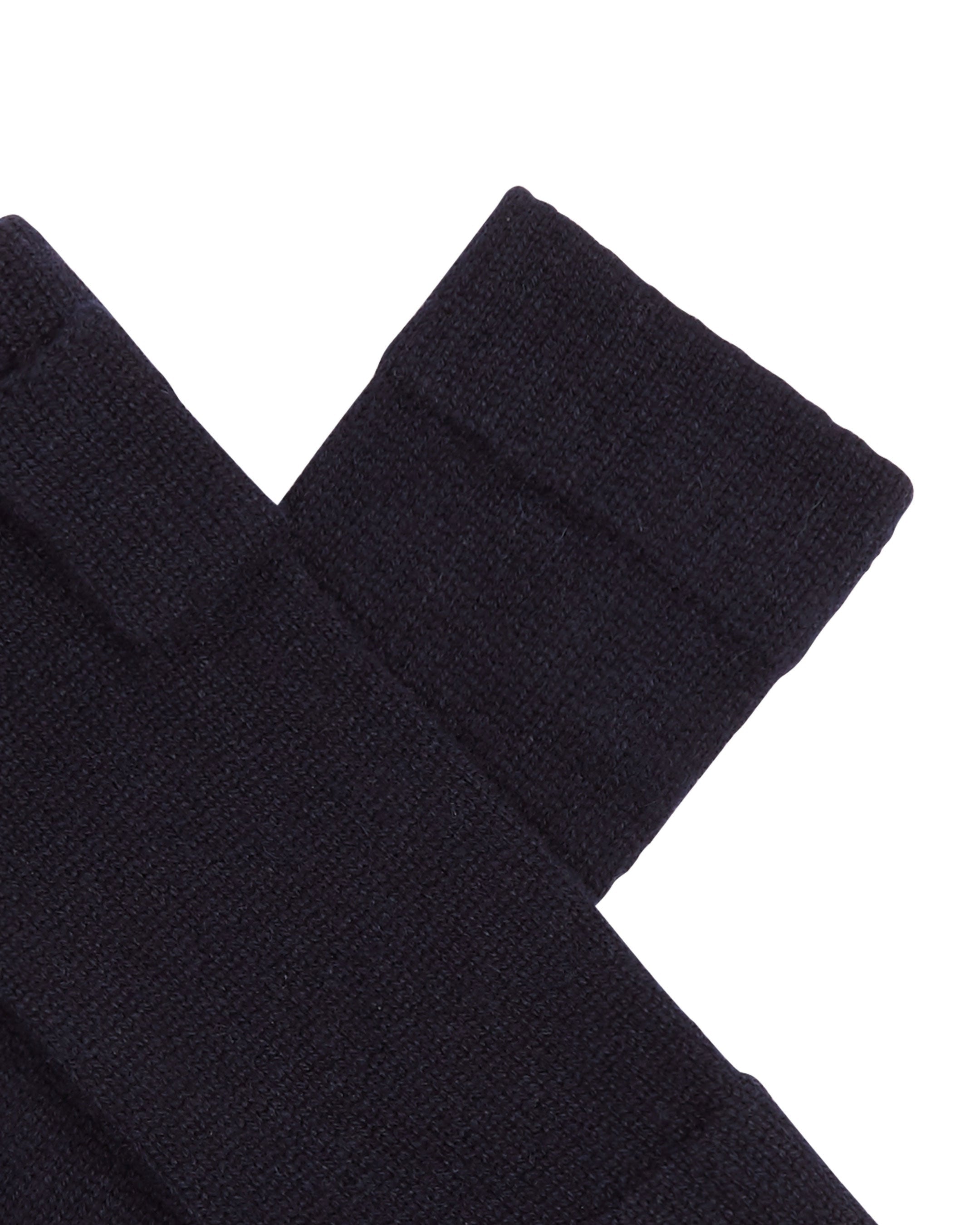 Unisex Fingerless Cashmere Gloves - Navy Blue Winter Gloves for Men & Women - Perfect for Driving, Typing & Outdoor Activities