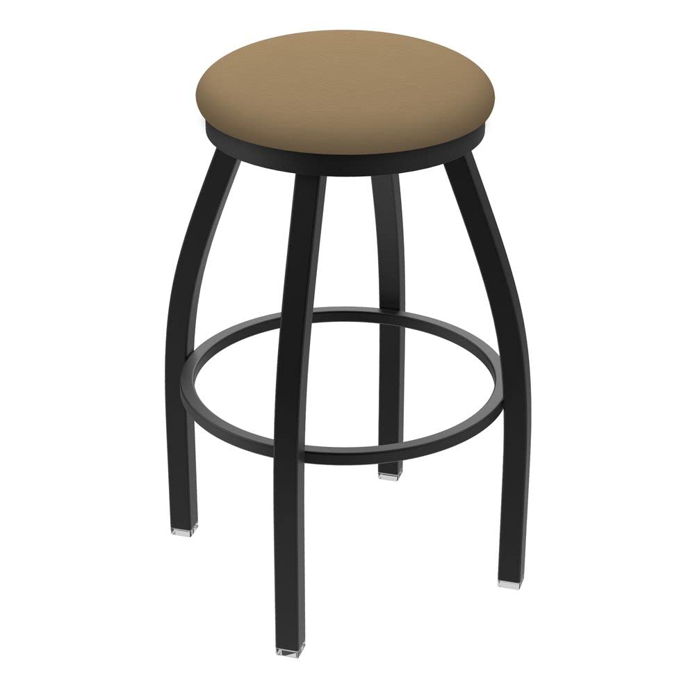 Holland Bar Stool Co. XL 802 Misha Swivel Bar Stool in Canter Sand - Adjustable Height Counter Stool for Kitchen Island, Breakfast Bar & Home Decor