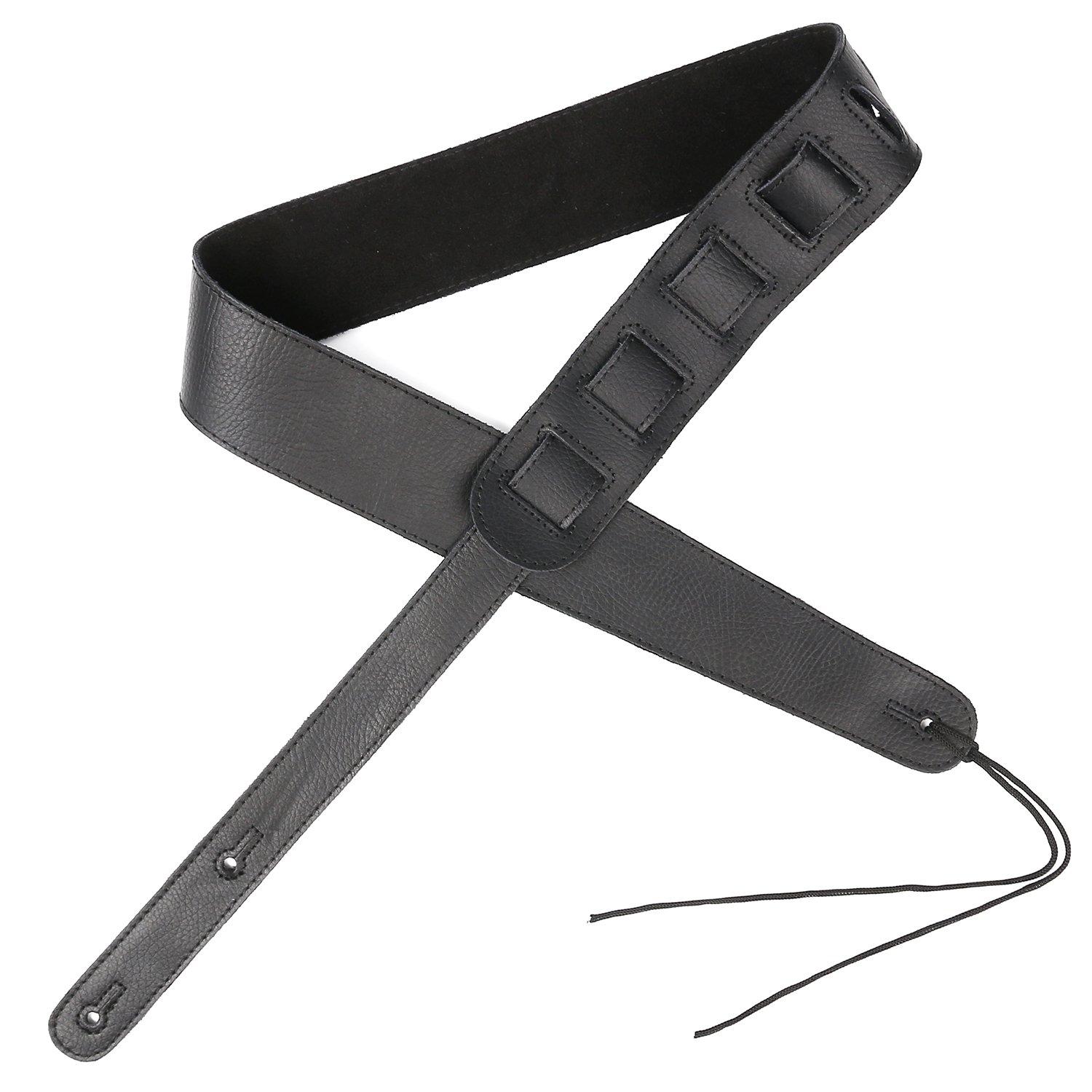 Premium Genuine Cow Leather Guitar Strap with Extension - Adjustable Electric & Acoustic Bass Guitar Strap - High-Quality Material, Durable Comfort - Perfect Gift for Musicians & Guitar Lovers - Ideal for Live Performances, Studio Sessions & Practice