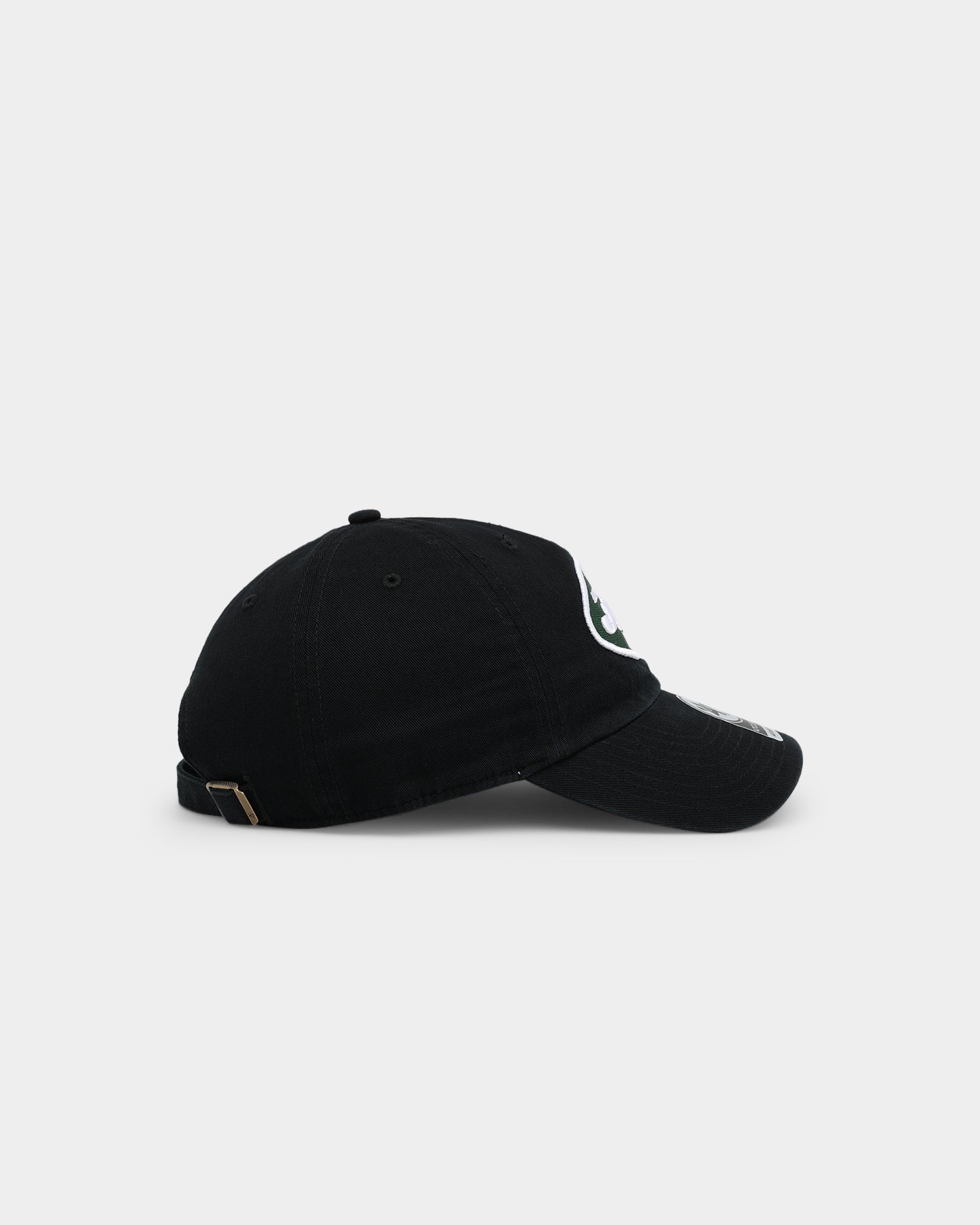 New York Jets 47 Clean Up Strapback Black Adjustable Hat - Official NFL Licensed Cap for Men & Women - Perfect for Game Day, Casual Wear & Sports Fans
