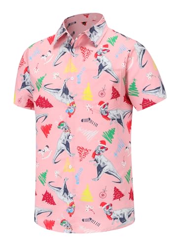 Pink Xmas Dinosaur