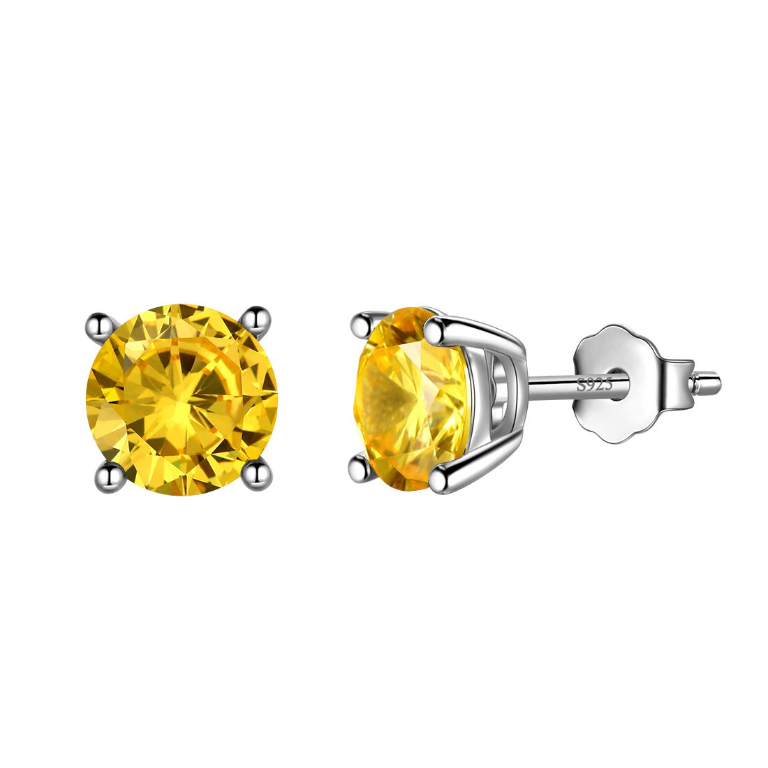 Aurora Tears Birthstone Stud Earrings - 925 Sterling Silver Jewelry for Women & Men | Perfect Gift for Birthday, Anniversary & Special Occasions | Elegant Everyday Wear & Formal Events