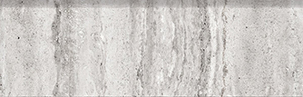3 X 12 Inch Precept Ice Matte Glazed Porcelain Bullnose Tile - Perfect for Bathroom Walls, Kitchen Backsplashes, and Shower Surrounds