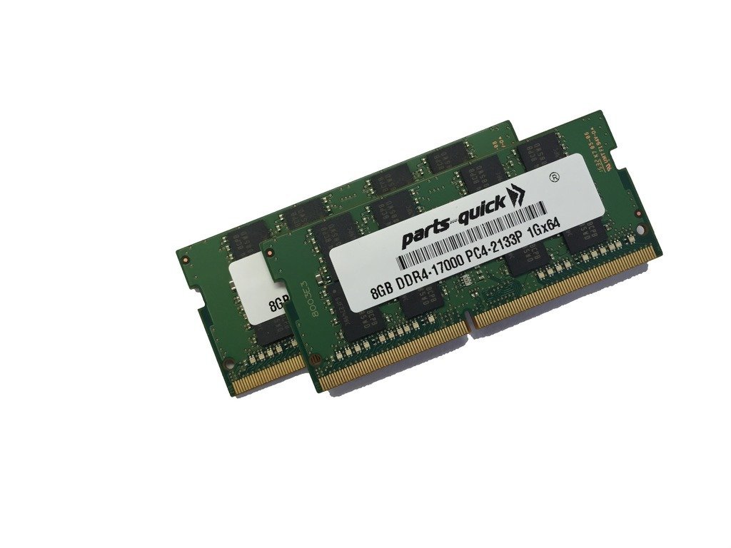 16GB (2x8GB) DDR4 2133MHz SODIMM RAM Kit for MSI GT72 6QE Dominator Pro G Laptop - Compatible Memory Upgrade for Gaming & Heavy Multitasking