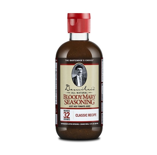 Demitri's 8 Oz Original Bloody Mary Mix - Premium Cocktail Seasoning for Bloody Marys, Micheladas & Brunch Drinks - Perfect for Home Bars, Parties & Sunday Brunches