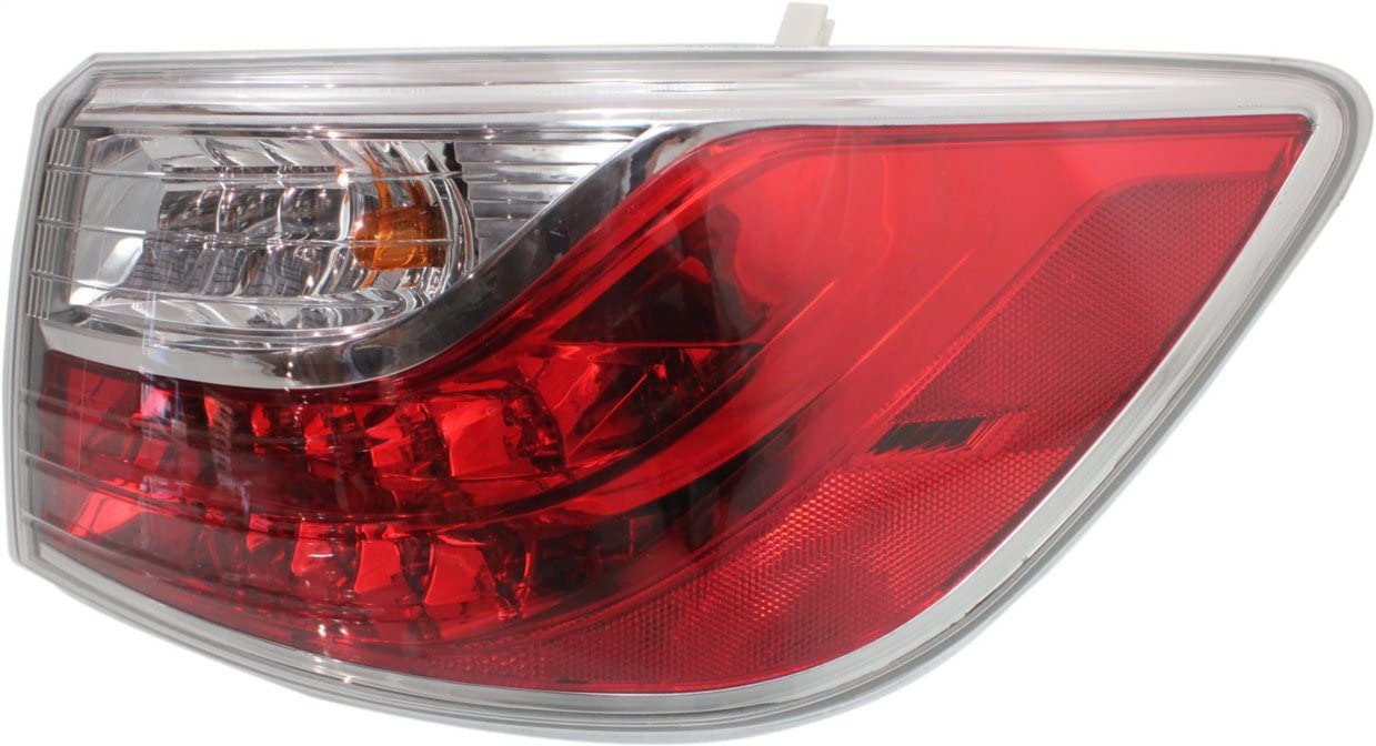Parts Galaxy Replacement Tail Lamp for Mazda CX9 2010-2012 - Compatible with OEM Part Numbers MA2805110, TE6951150E, REPM730329 - Perfect for Night Driving & Enhanced Safety