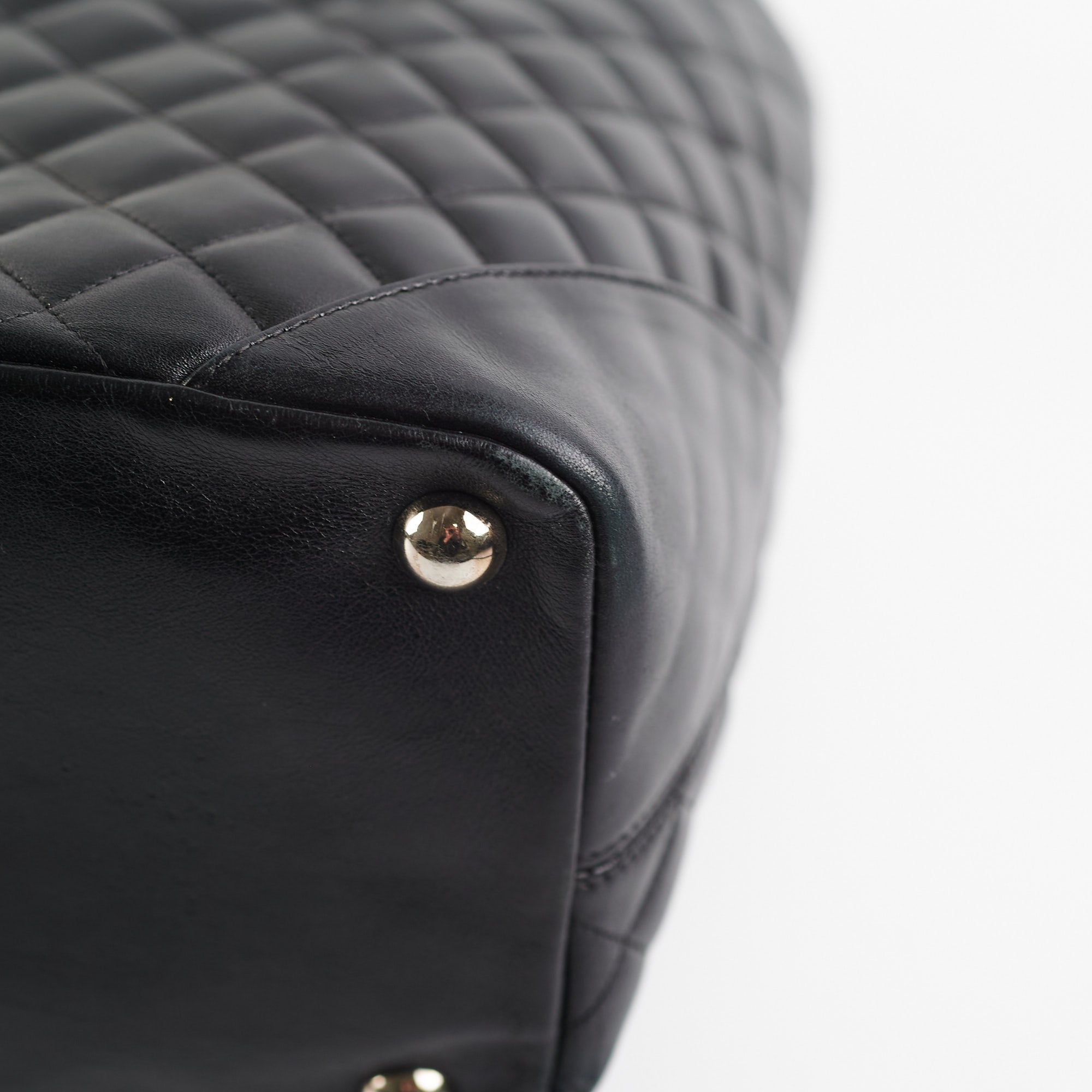 Chanel Cambon Black Lambskin Leather Tote Bag for Women - Luxury Designer Handbag for Work, Travel & Everyday Use