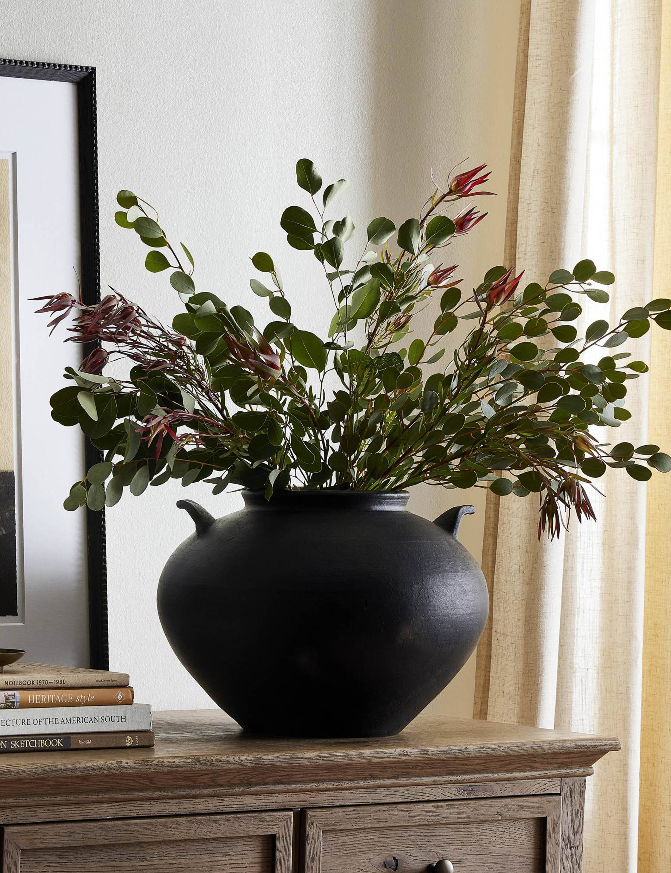 Amber Lewis x Four Hands Civita Vase - Modern Ceramic Home Decor for Living Room, Dining Table & Shelf Styling