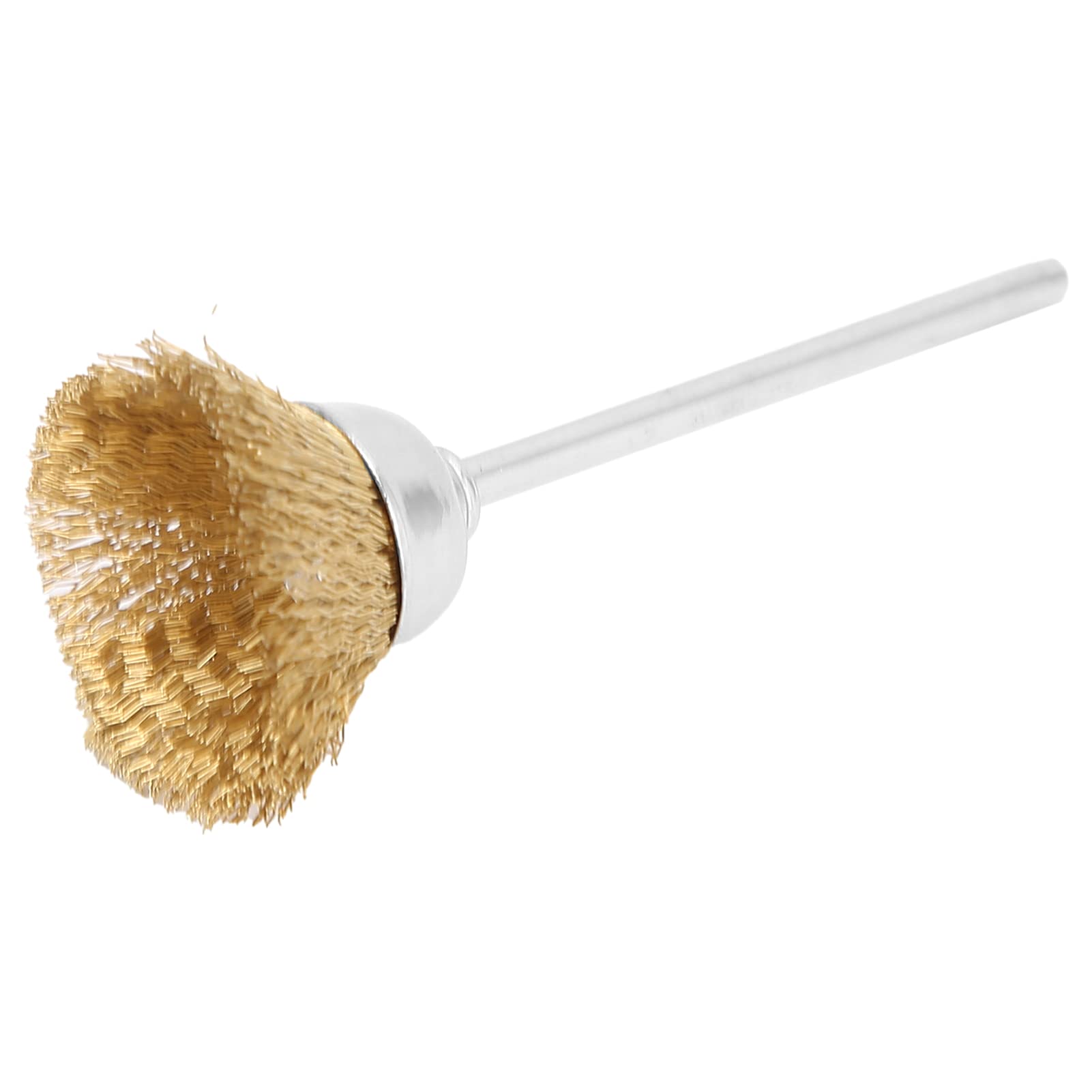 2.35mm Nail Drill Cleaning Brush - Golden Copper Wire Accessory for Removing Residue & Polish | Perfect for Professional Manicures & DIY Nail Care at Home