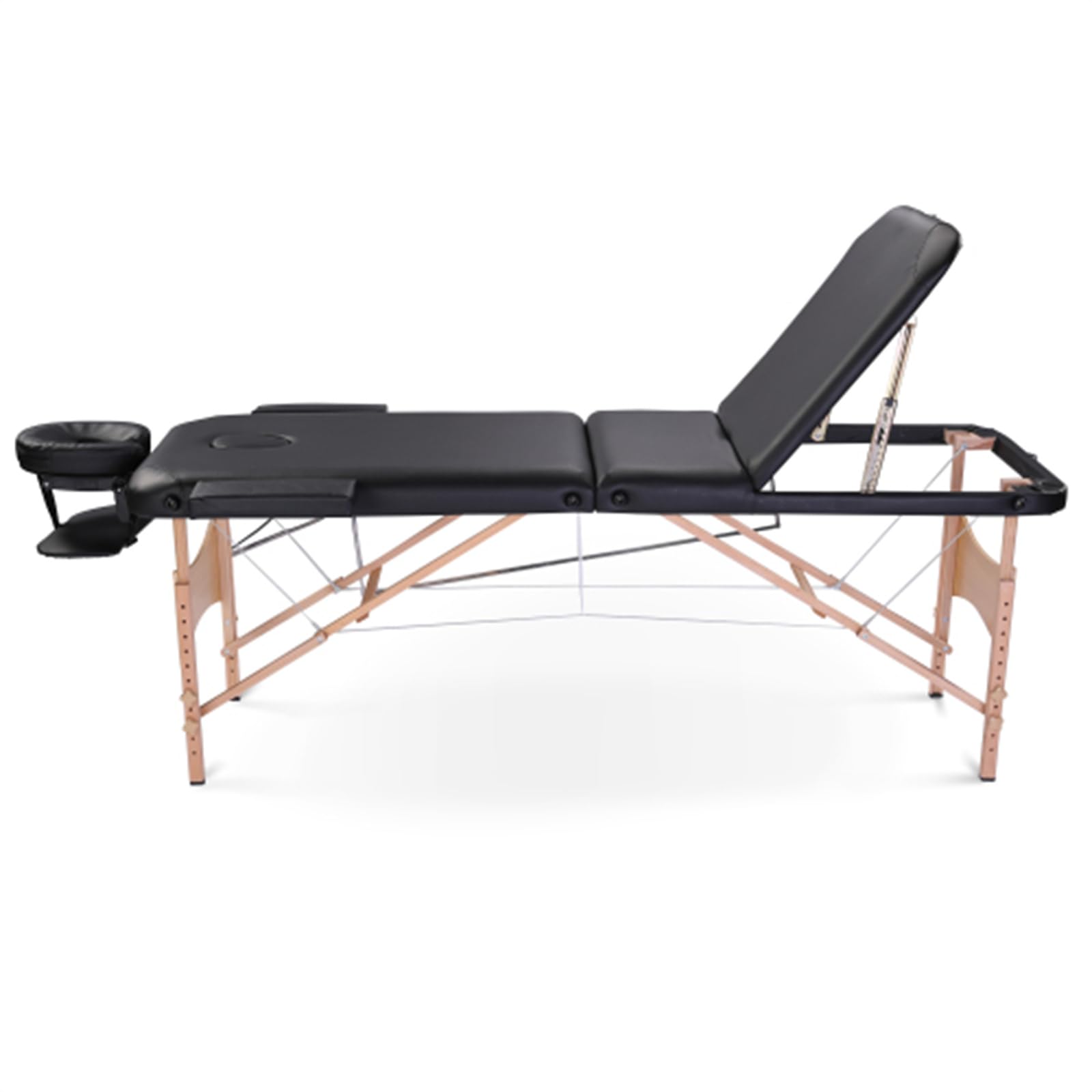 Portable Adjustable Massage Bed with Facial Cradle & Suitcase - Professional Spa Salon Table for Massage, Eyelash Extensions & Beauty Treatments - Perfect for Home, Salon & Mobile Therapists