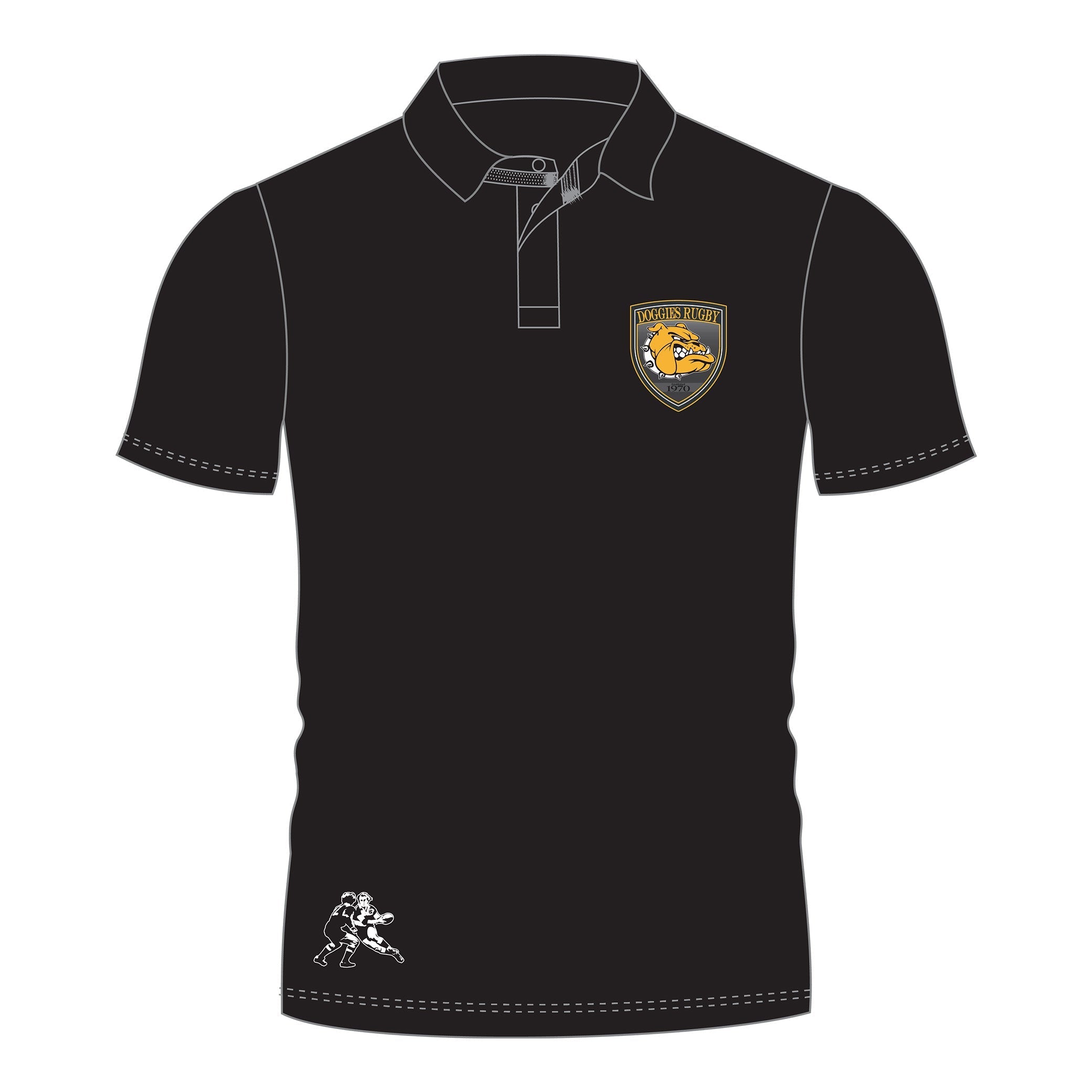 Brockport Doggies Social Rugby Jersey for Men & Women - Comfortable & Durable Sports Apparel - Perfect for Rugby Games, Team Events & Casual Wear
