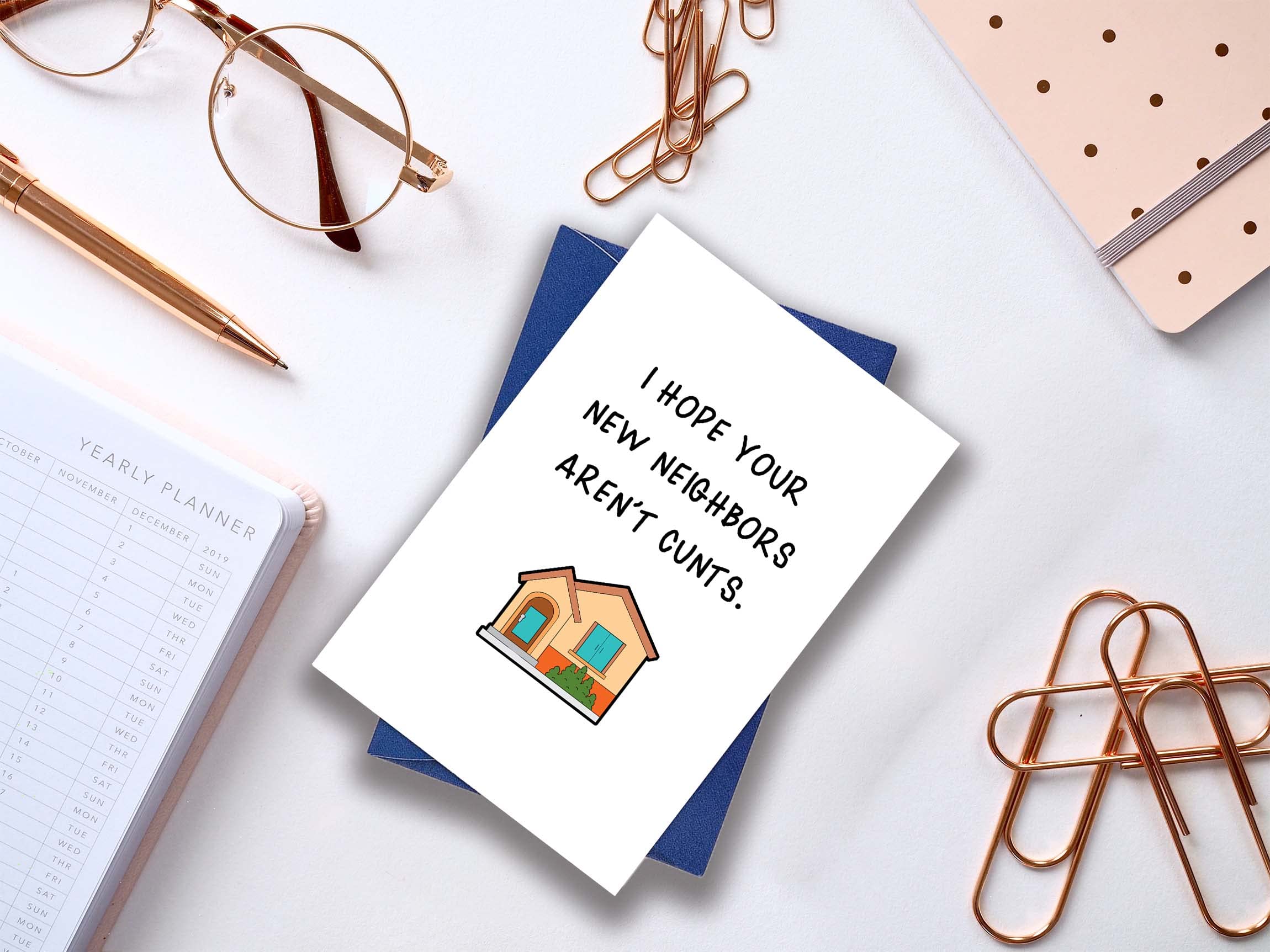 Funny Housewarming Card - Humorous Moving & New Home Greeting Card with Jokes - Perfect for Housewarming Parties & Congratulations Gifts