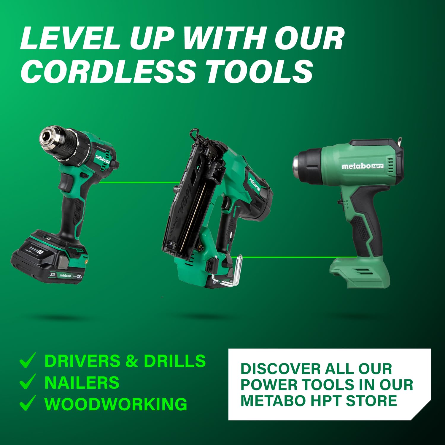 Metabo HPT 18V MultiVolt™ Cordless Angle Grinder 4-1/2-Inch - Tool Only (No Battery), 8000 RPM with Paddle Switch & 5 Safety Features, Auto Mode (Model G1812DFQ4) - Perfect for Metal Cutting, Grinding & DIY Projects