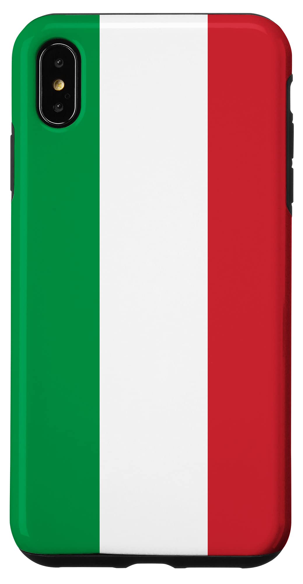 iPhone XS Max Italian Flag Case - Durable Protective Cover with Italy Flag Design - Perfect for Travel, National Pride & Everyday Use