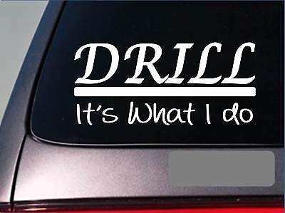BrandVinyl Oil Rig Drill Sticker Decal - Durable Vinyl Decals for Fracking Pump, Tank Truck & Oil Field Equipment - Perfect for Work Safety Labels, Industrial Equipment Marking & Oilfield Worker Gifts