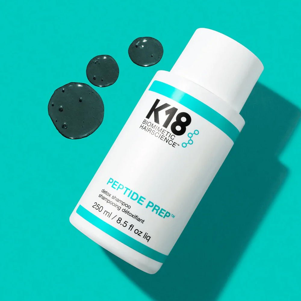 K18 Peptide Prep Detox Shampoo 250ml - Sulfate-Free Clarifying Shampoo for Damaged Hair Repair & Color Protection - Perfect for Pre-Treatment Before K18 Hair Mask & Salon Treatments