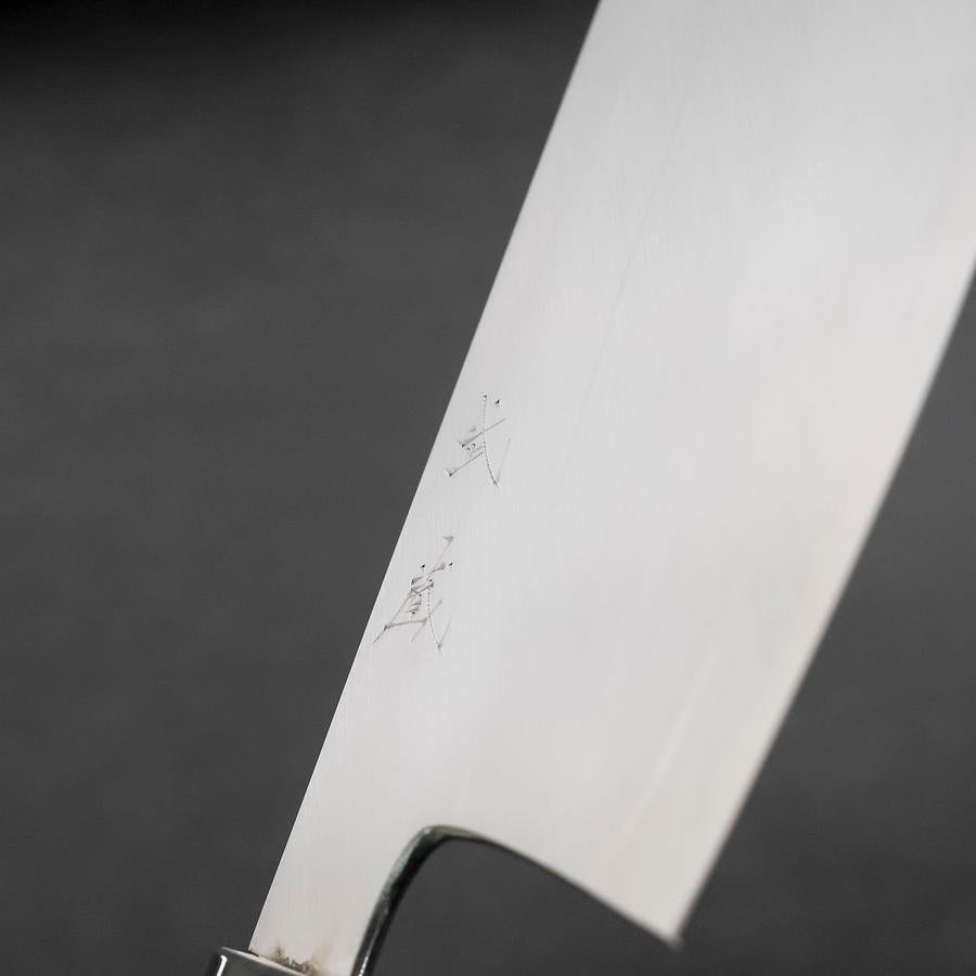Premium Sushikiri White Steel #2 Hon Kasumi Gyuto Knife 240mm - Buffalo Magnolia Handle - Professional Japanese Chef Knife for Sushi, Meat & Vegetable Cutting - Perfect for Home Cooks & Sushi Chefs