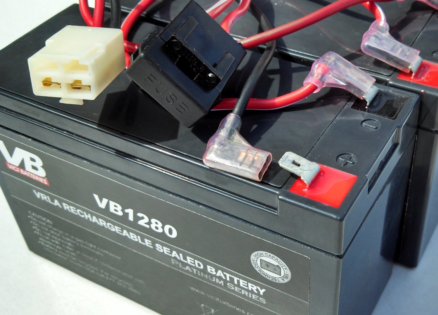 VICI Brand High Performance Razor Pocket Mod Replacement Batteries - Compatible with Bella, Betty, Bistro, Daisy, Hannah Montana, Kiki, Sweet Pea & Vapor Scooters - Includes Complete Wiring Harness & Easy Slide-On Terminals - Perfect for Electric Scooter Upgrades & DIY Repairs