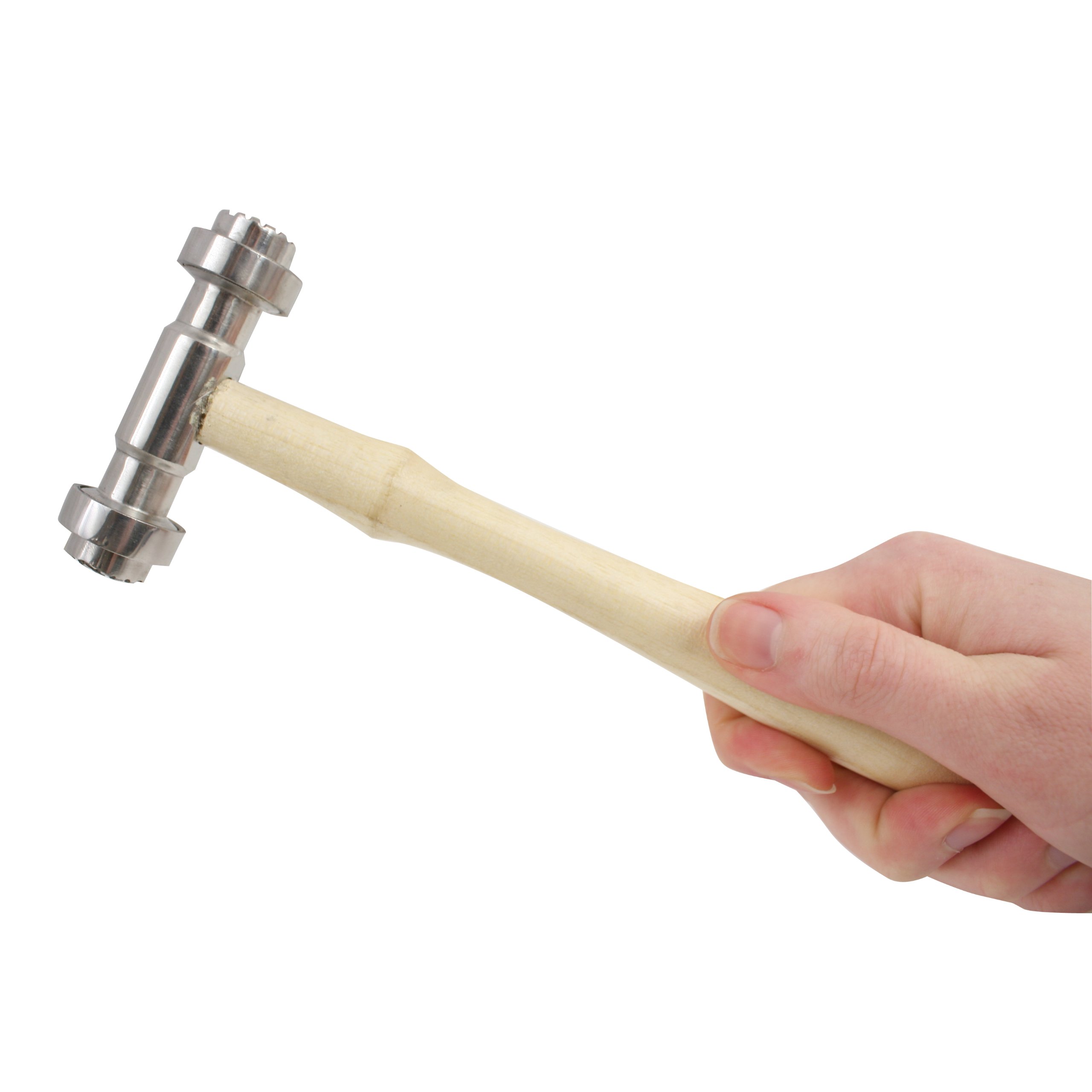 9-Face Texturing Hammer - HAM-470.00 for Concrete, Stone & Metal Work - Perfect for DIY Projects, Construction & Masonry
