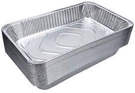 50-Pack Full Size Deep Steam Table Pans (21” x 13” x 3”) - Disposable Aluminum Foil Food Containers for Baking, Freezing & Storage - Heavy Duty Catering Pans for Restaurants, Buffets & Meal Prep