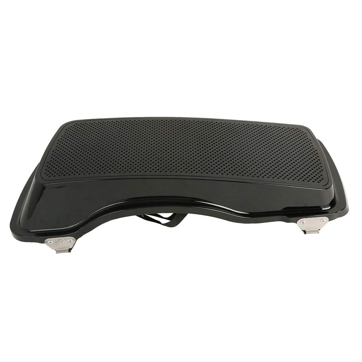 TCT-MOTORPARTS 6x9 Inch Saddlebag Speaker Lids with 4 Speakers - Compatible with Harley Touring Road King, Street Glide, Electra Glide Ultra Classic 1994-2013 - Perfect for Motorcycle Audio Upgrades & Long Rides