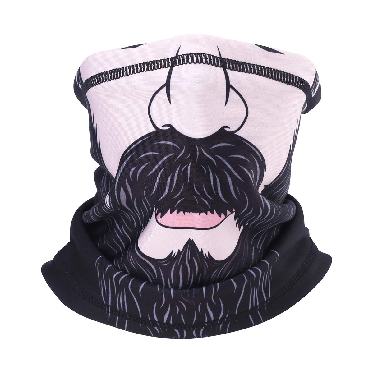 FancyFree Warm Neck Sleeve & Half Face Ski Mask - Soft Seamless Neck Gaiter Warmer for Men & Women - Perfect for Winter Sports, Skiing, Snowboarding & Outdoor Activities
