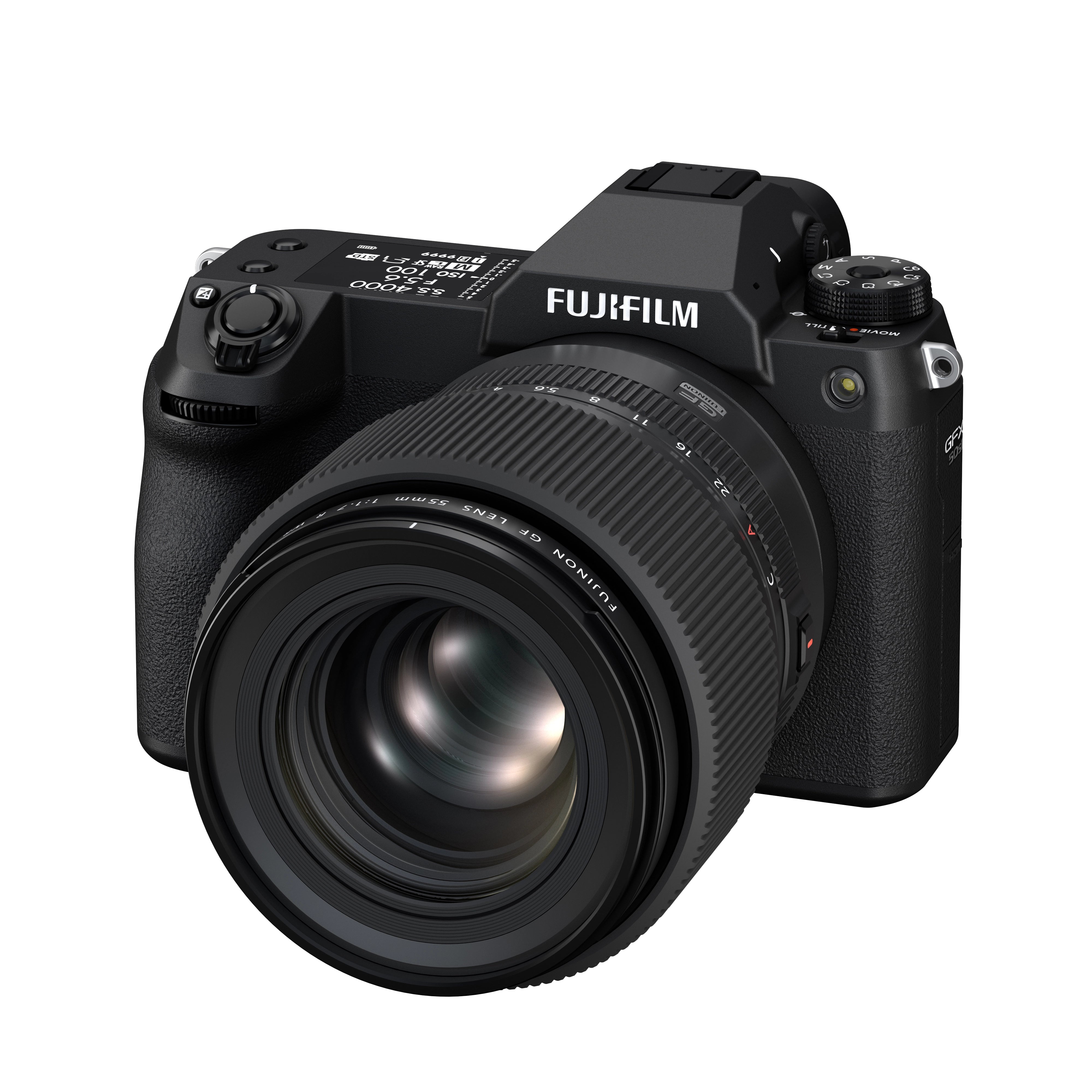 FUJINON GF 55mm F1.7 R WR Lens - Premium Medium Format Portrait & Low Light Photography Lens for Fujifilm GFX Cameras - Perfect for Wedding, Studio & Street Photography