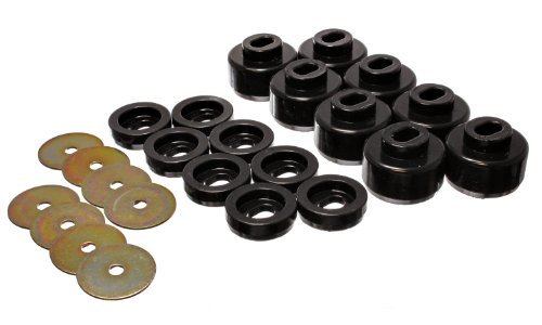 Energy Suspension 3.4150G Body Mount Set for Chevy Silverado/GMC Sierra 1500 - Polyurethane Bushings for Improved Ride & Durability - Perfect for Off-Roading & Truck Upgrades