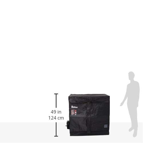 Upgraded DR-122 Portable Bed Bug Heater with Thermometer & Timer - 18 Cubic Feet 2-Tier Infrared Heater for Home & Travel - Black Large Size for Mattress, Furniture & Luggage Disinfection