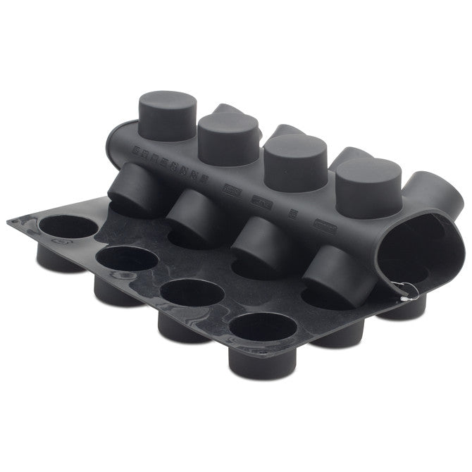 Pavoflex Silicone Cylinder Mold - 24 Cavities for Baking, Candy Making & DIY Crafts - Perfect for Cupcakes, Chocolates, Soaps & Resin Art