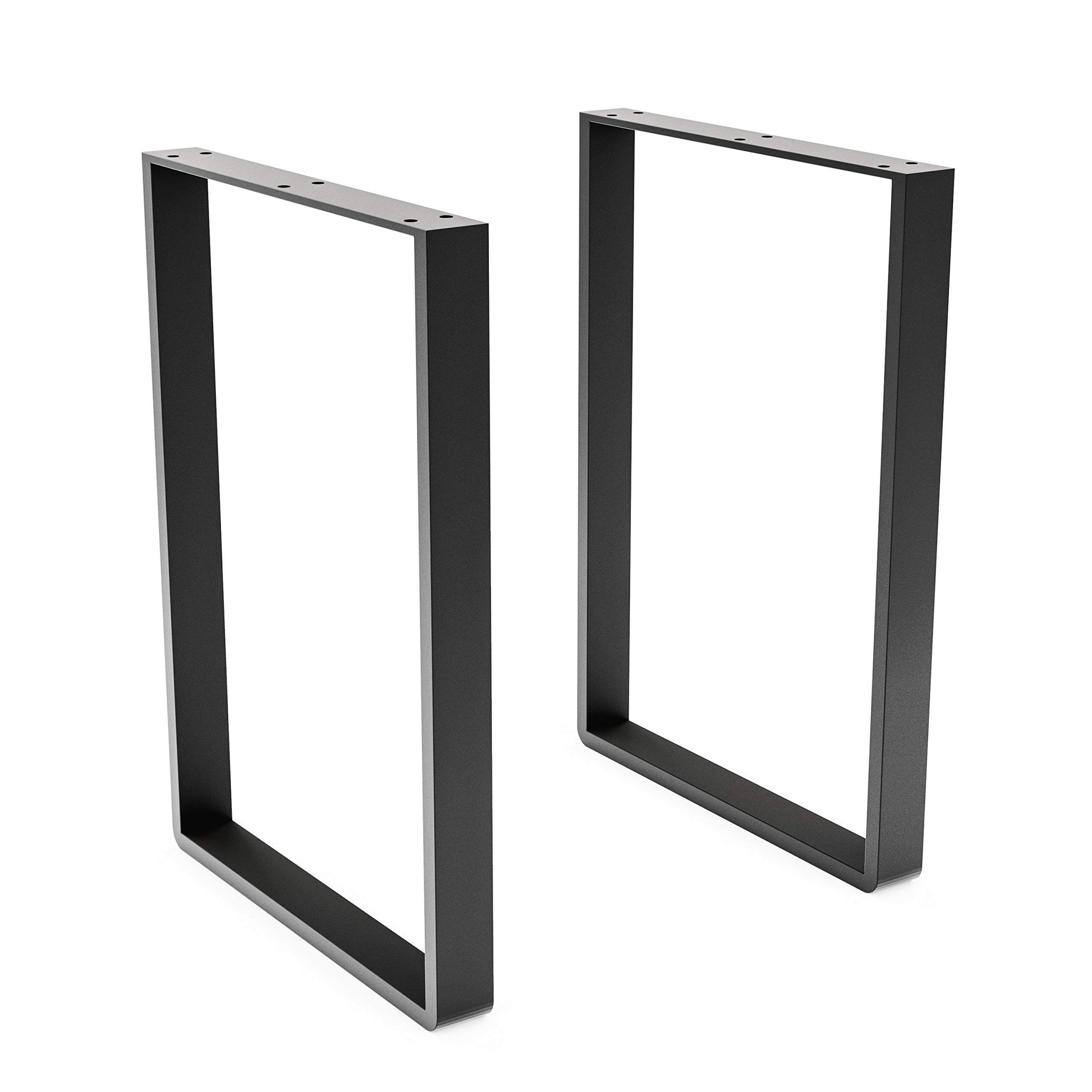 Sturdy 23x28 Inch Steel Table Legs for Dining Tables & Desks - Heavy Duty Metal Furniture Legs for Home Office, Kitchen, and Restaurant Use