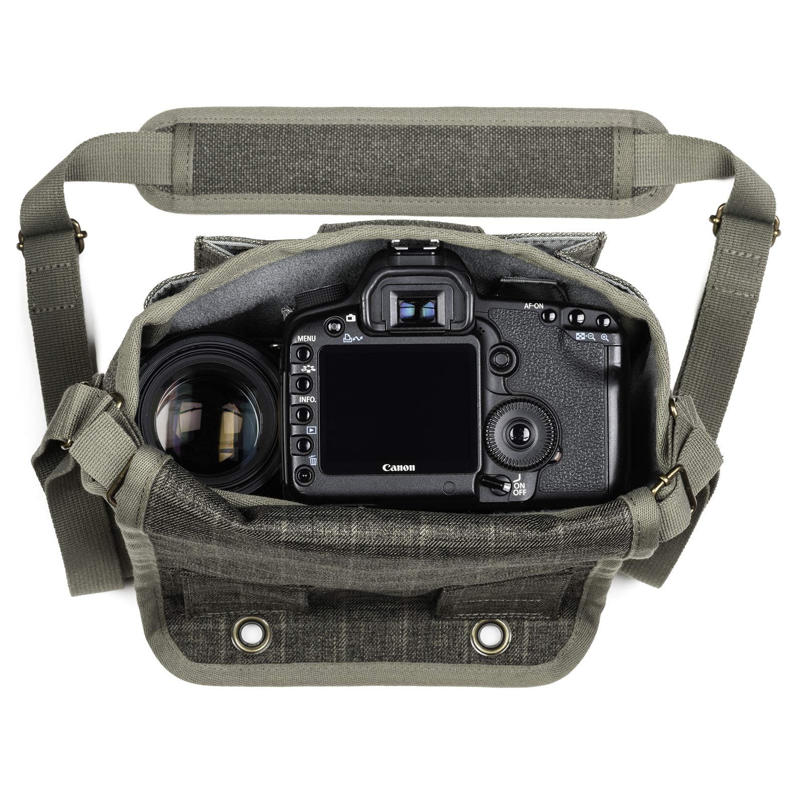 Think Tank Retrospective 4 V2.0 Camera Shoulder Bag - Waterproof DSLR/SLR Bag for Photographers - Perfect for Travel, Street & Wedding Photography (Black)