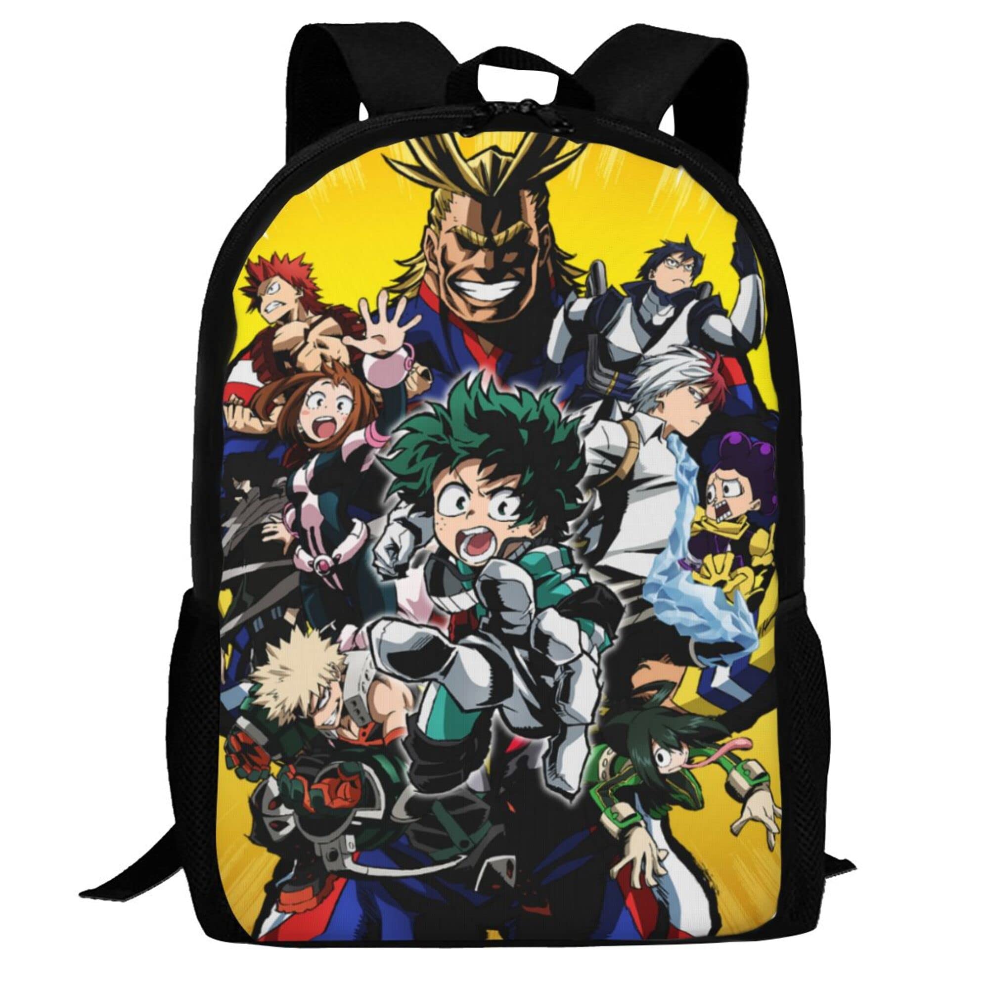 Erfal Anime Backpack for School - Lightweight Laptop Bookbag for Teen Boys & Girls (17x11x6.3 Inches) - Perfect for College, Travel & Daily Commute